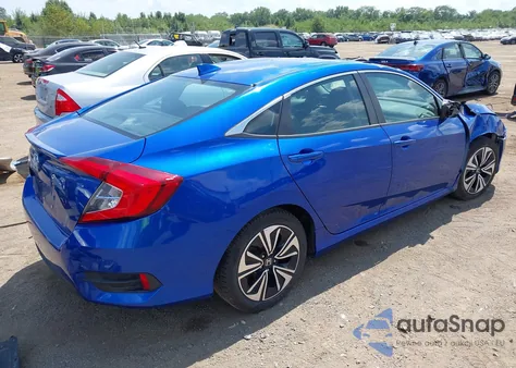 2018 Honda Civic Ex-L из США, поврежденный, VIN 19XFC1F87JE003006